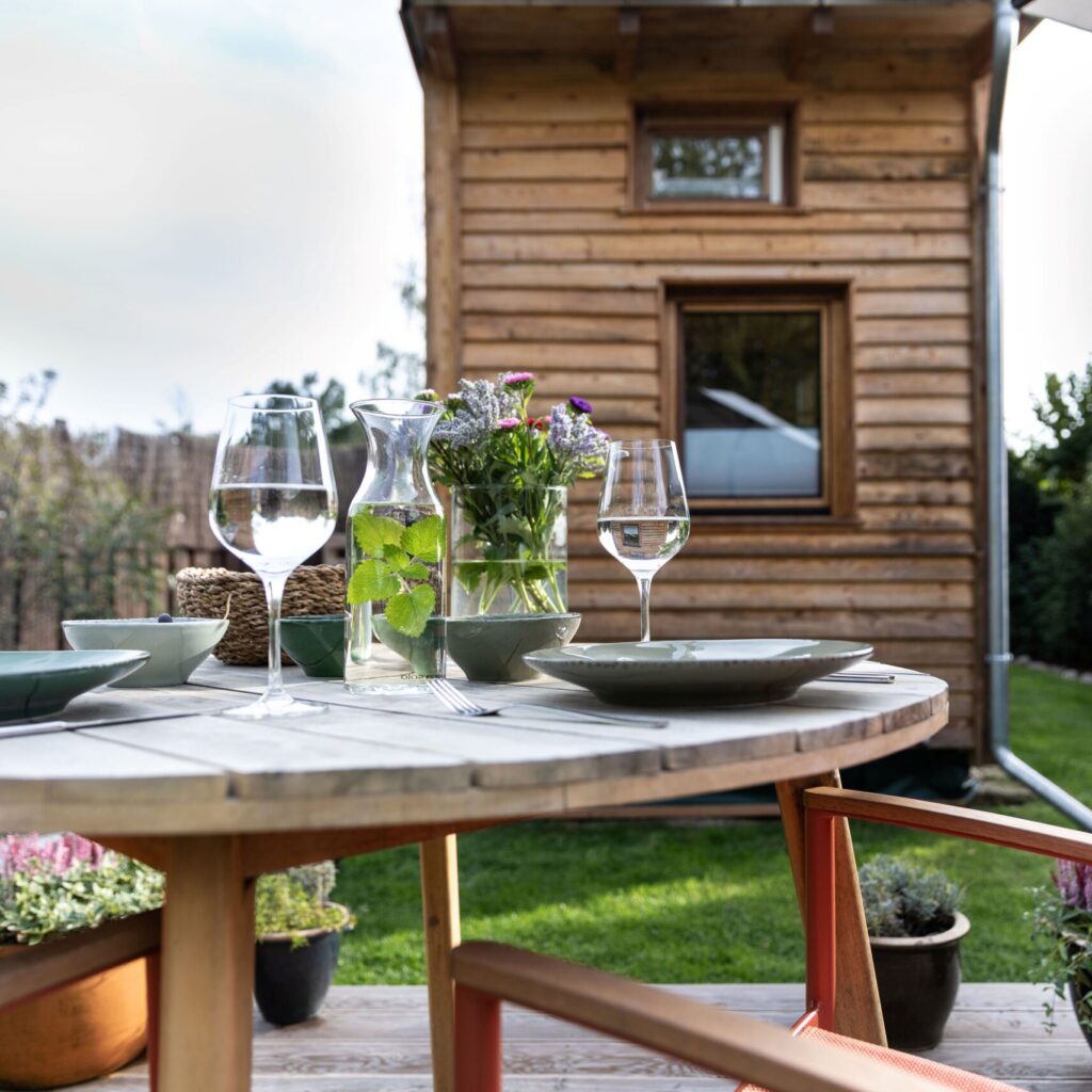 Außenbereich - AUSZEIT IN DER NATUR - WALD(H)AUSZEIT - Waldhaus und Zirbenholz Tiny House in Mücke